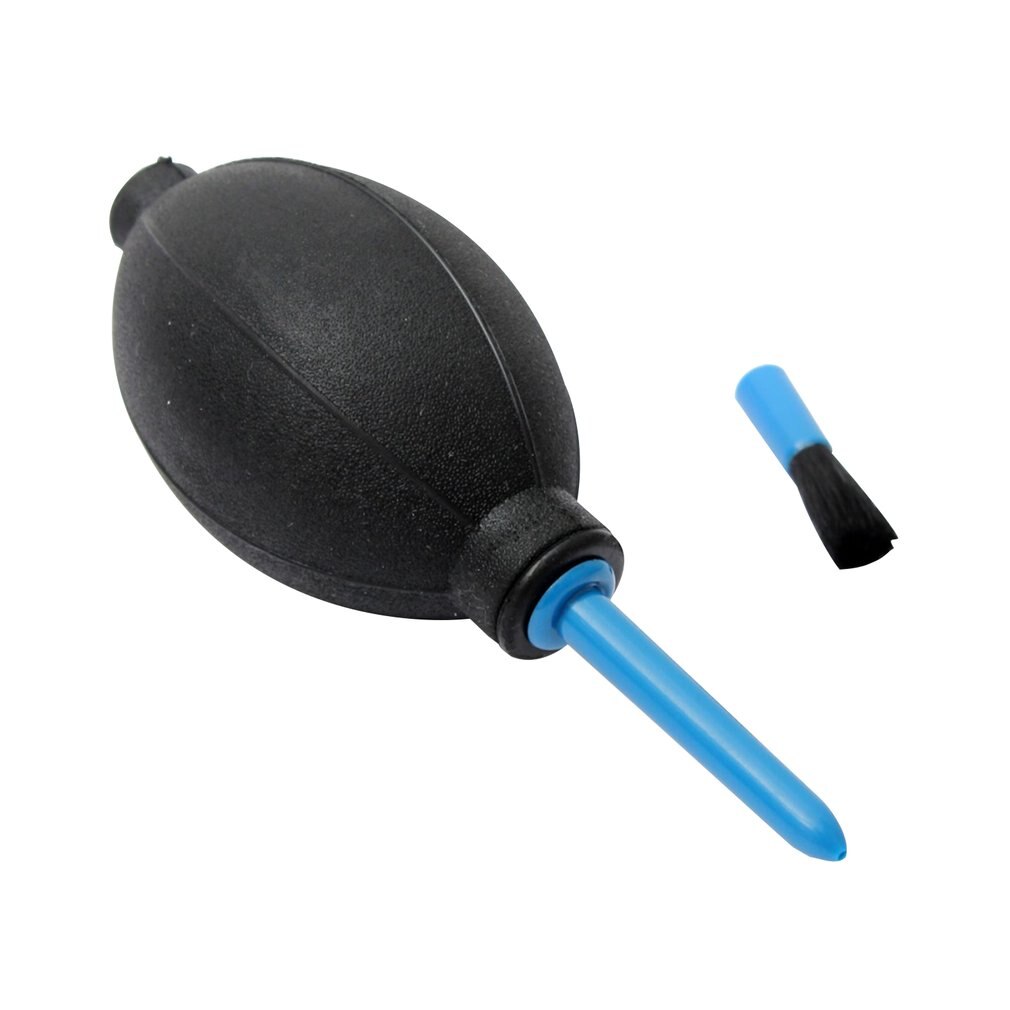 Universele Dust Blower Cleaner Lederen Air Blower Pomp Dust Cleaner Telescoop Lens Toetsenborden Mobiel Cleaning Tool + Borstel: Default Title