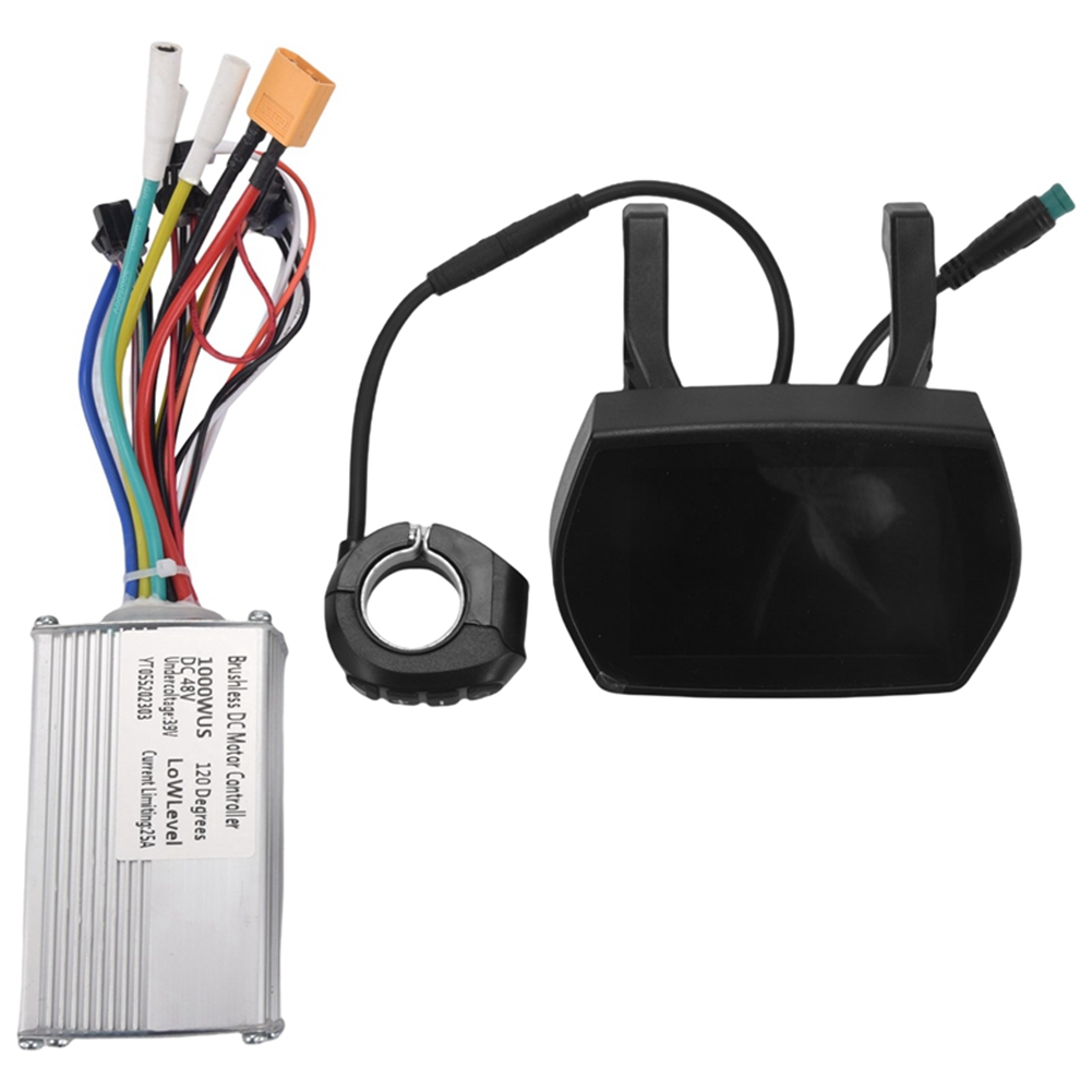 A51Q-48V 25A 1000W Electric Scooter Controller Kit with Display Scooter Dashboard for KUGOO G2 Pro Electric Scooter