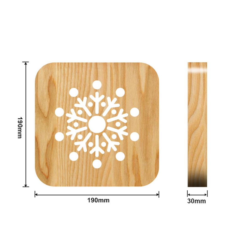 3D Wooden Lamp, LED Table Light USB Power Cartoon Nightlight Desk lamp Home Bedroom Decor Lamp, for Kids Adult: Gold