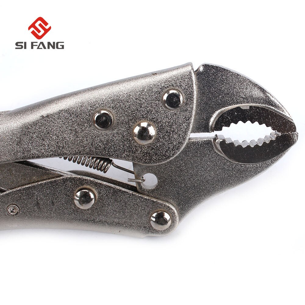 7" Round mouth pliers Grip Plier Vise Grips Welding Tools Locking Pliers Welding Curved Jaw Locking Plier