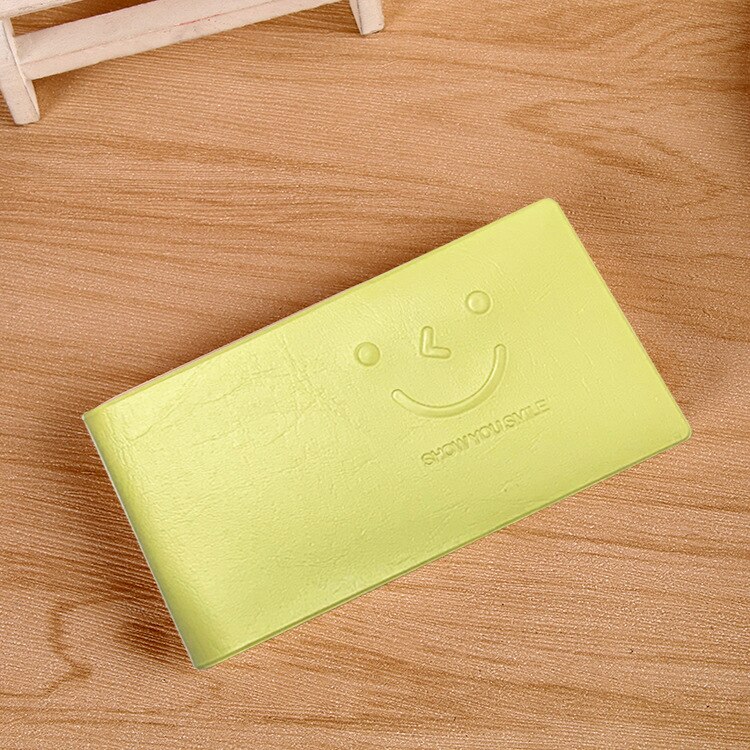Cute Korean Smiley Notebook Kawaii Student Stationery School Supplies MINI Rectangle Notebook Color Inside Pages Small Note Book: Yellow