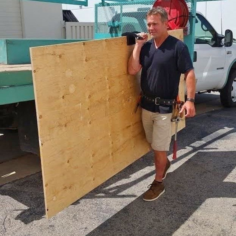 Plywood and Sheetrock Panel Carrier, 0 to 1 1/8", Heavy Duty Metal Gripper, Sheet Goods Carry Handle (Single)