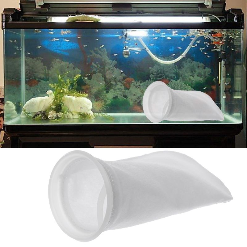 Q0KF Aquarium Filter Sump Sock Reusable Felt Bag Fish Tank Micron Replacement Bag