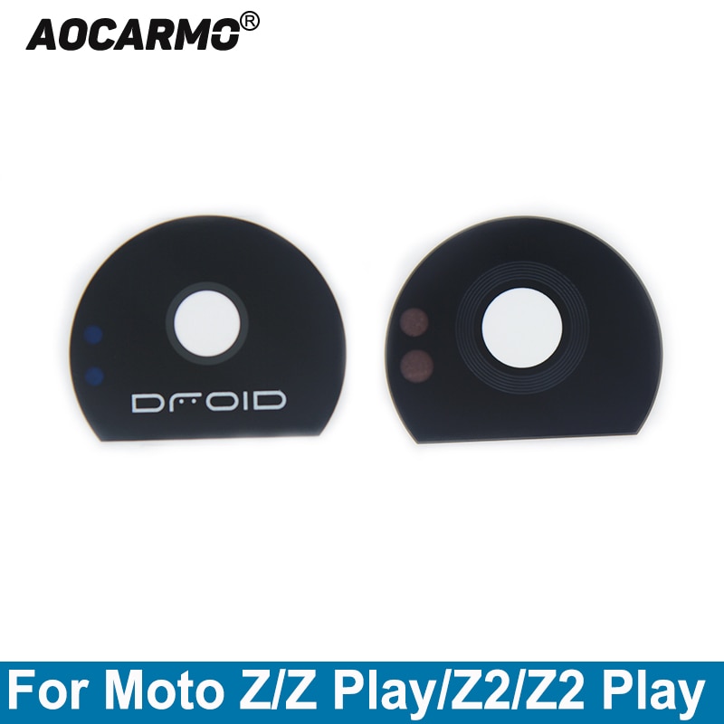 Aocarmo Voor Motorola Moto Z / Z Play / Z2 / Z2 Spelen Achter Back Camera Lens Glas Vervanging Deel