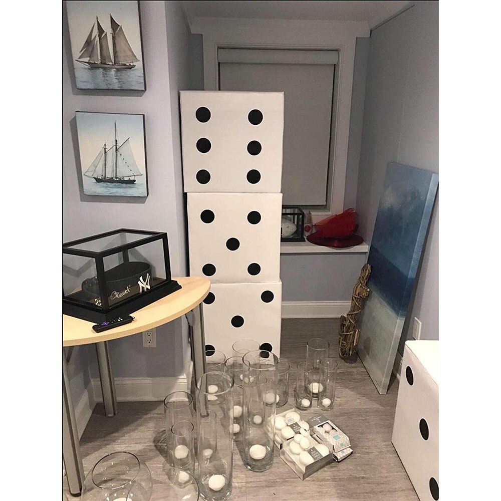 Permanent Adhesive 3" Round Black Color Coding Dot Labels Large Stickers Target Repair Pasters Dots Writable Surface 250 Pcs