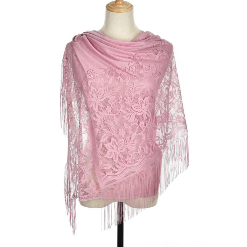 Sjaal dame winter warm polyester lange wikkelsjaal moslim katoen en linnen effen kleur jacquard kwastje grote sjaal hollo: 11