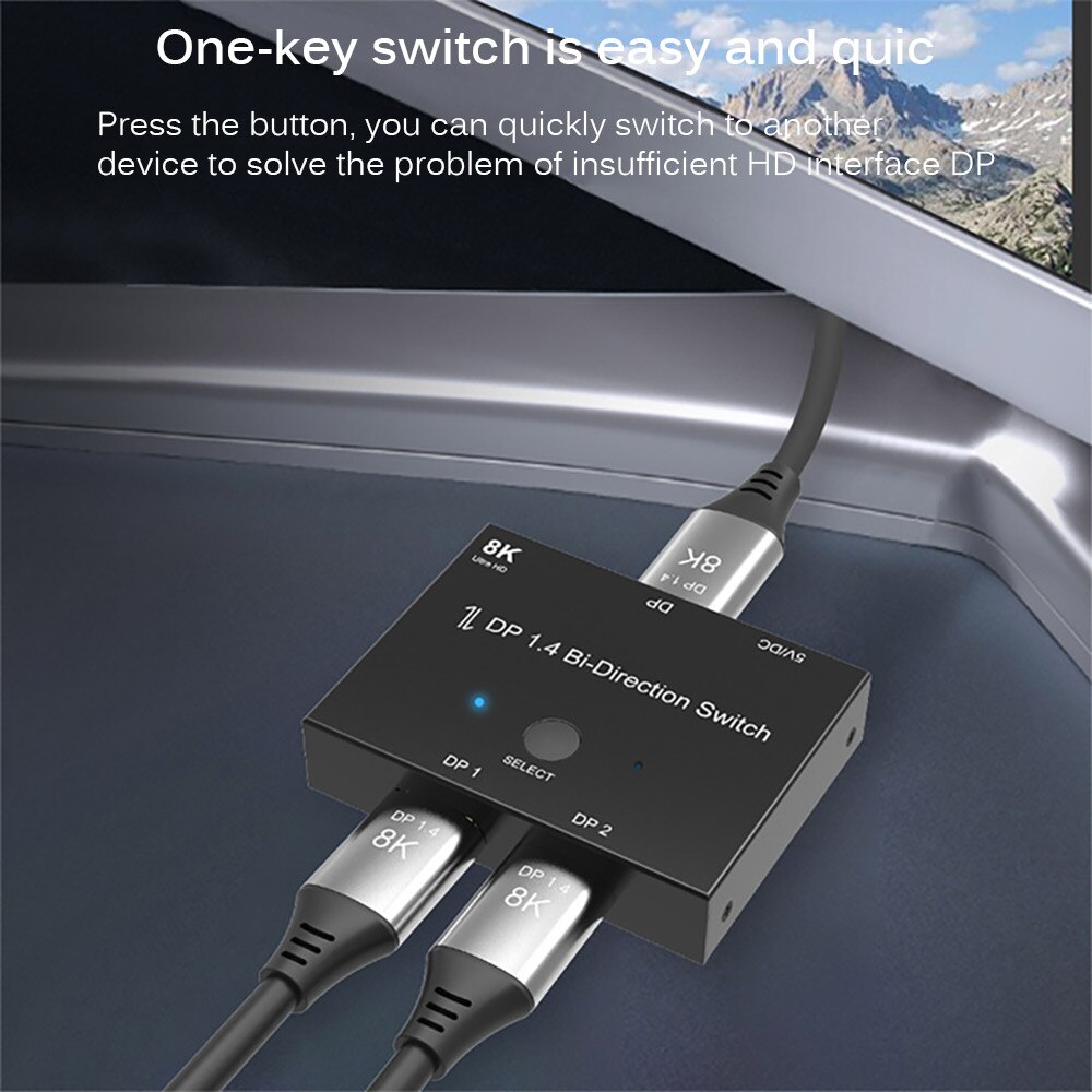 8K Twee-weg Schakelaar 3D Mini 3-Poort Hdmi Switch 1.4b 8K Switcher Hdmi Splitter 1080P 3 In 1 Out Poort Hub Voor Dvd Hdtv Xbox PS3 PS4