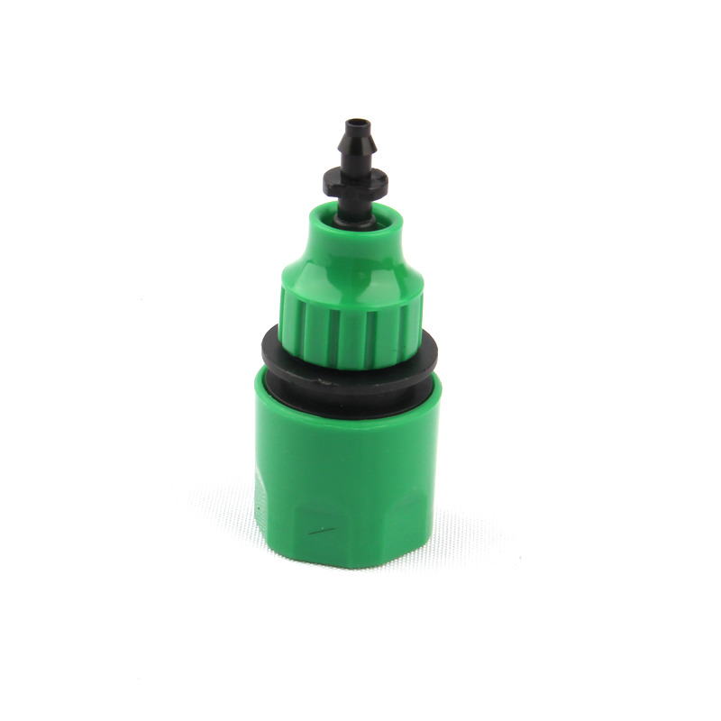 1-50 sett hurtigkoblingsadapter med 4/7mm slangekoblinger drypptape til hagevanning plast hurtigkoblingssett
