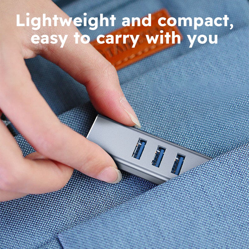 USB 3.0 HUB 1000Mbps 3 Ports USB 3.0 Type C HUB USB to Rj45 Gigabit Ethernet Adapter for MacBook Laptop Computer