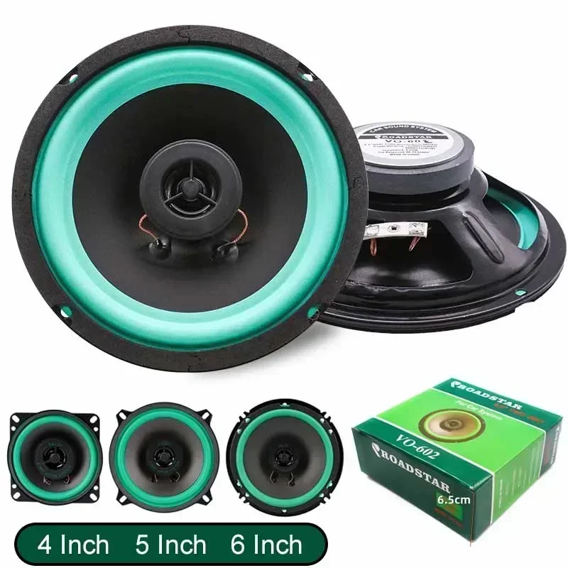 Nuevos altavoces para coche de 4/5/6 pulgadas, Subwoofer Coaxial HiFi, Audio Universal para automóvil, música, rango completo de frecuencia, altavoz estéreo para coche