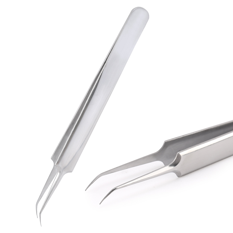 Pince à Cils Professionnelle En Acier Inoxydable - Pour Extensions Et Maquillage - Neuve