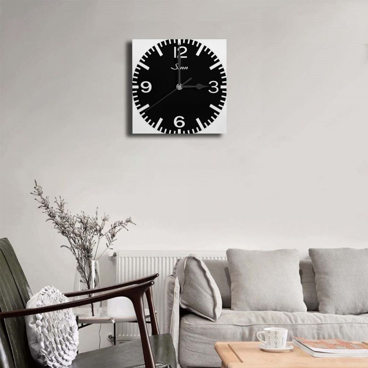 Sinn 556 Minimal Watches Wall Decor Room Wall Clock Timepiece Metal Wall Decor Wall Clock 3Dclock