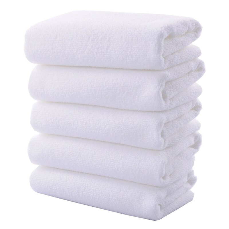 50-Pack Wegwerp Witte Handdoeken Microfiber Handdoeken Voor Hotel Sauna Bad