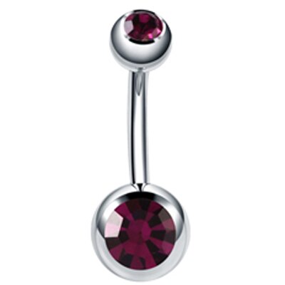 10pcs/lot Steel Belly Button Rings Gem Navel Piercing Nombril Ear Piercings Navel Earring Belly Piercings Body Jewelry Pircings