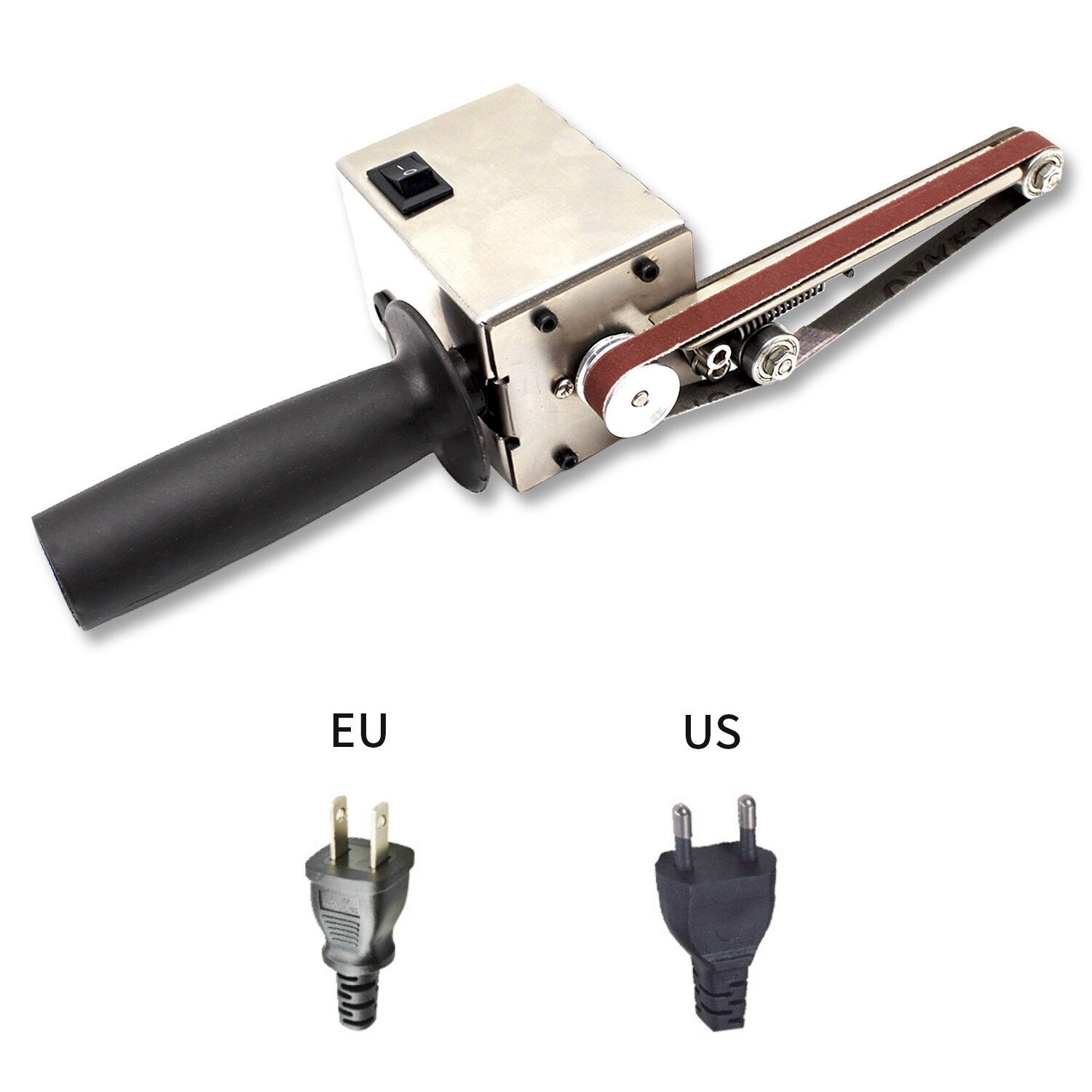 Handheld Mini Belt Sander Electric Polisher Sanding Machine Belt Grinder Polishing Machine