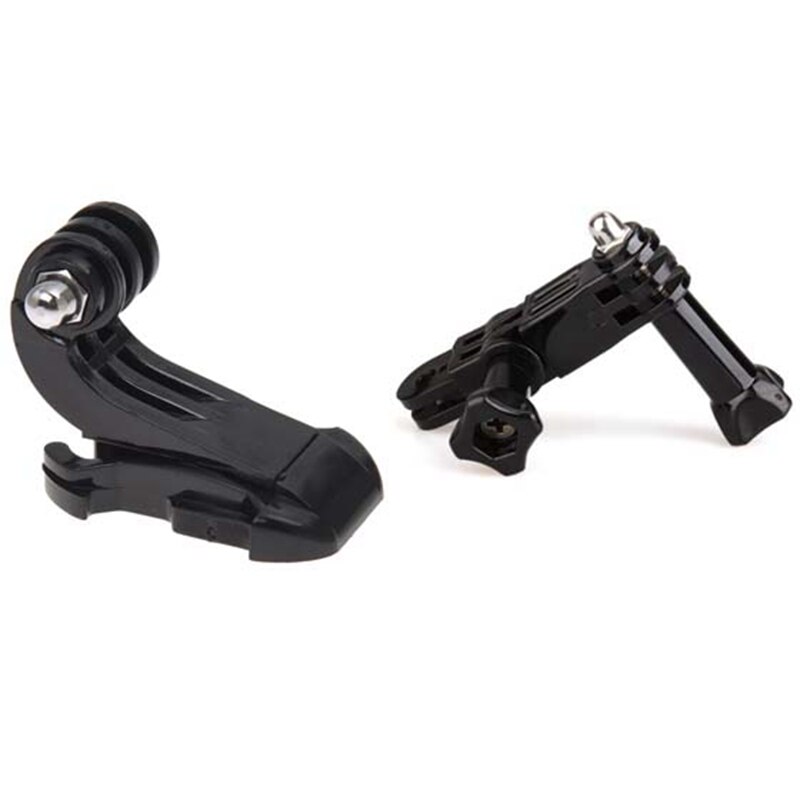 Drei-wege-schwenkarm-baugruppenverlängerungsadapter + daumenknopf mit sport-j-haken-schnallenadapter zur oberflächenmontage: Default Title