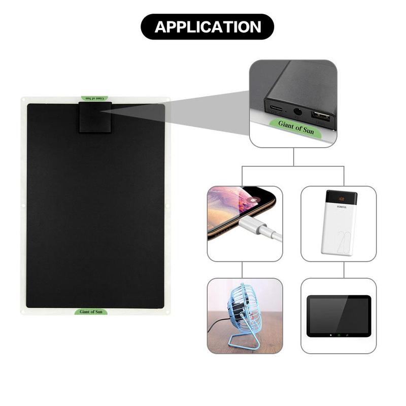 5W/10W/20W solar panel 12V/5V solar cell phone car trickle battery charger D7S7