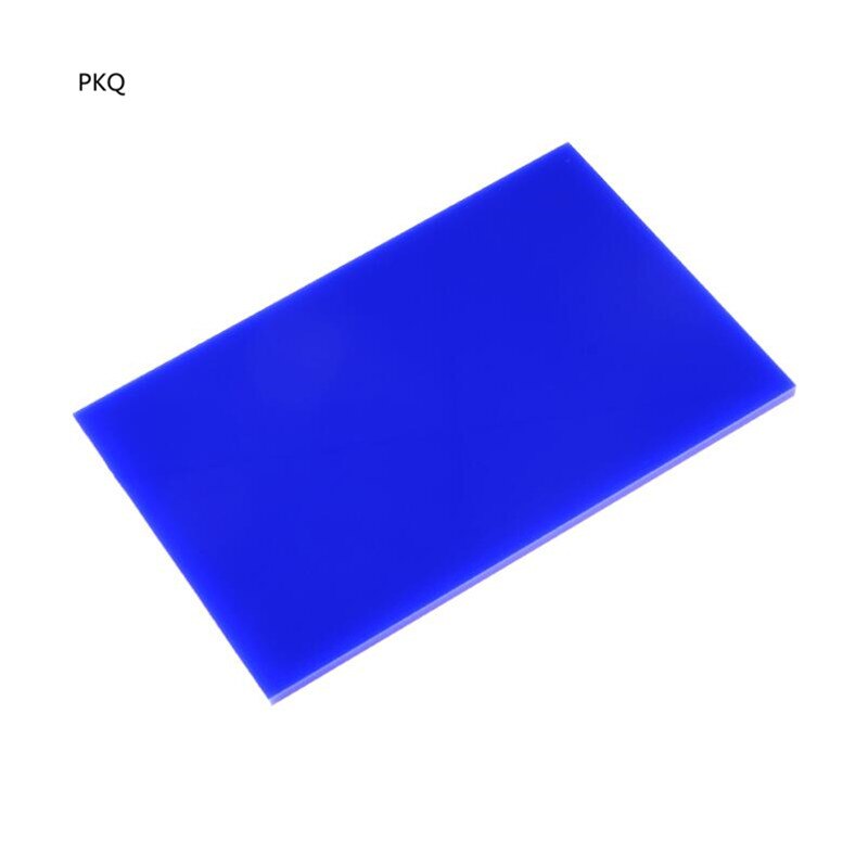 20 x 30cm/30 x 40cm akryl perspex ark skåret plast tykkelse blå bord perspex panel holdbar akryl boligindretning 2.7/4.5mm tyk