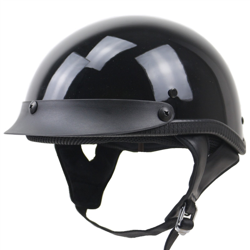 Chopper Style Bike Motorcycle Helmet DOT approved half face headgears