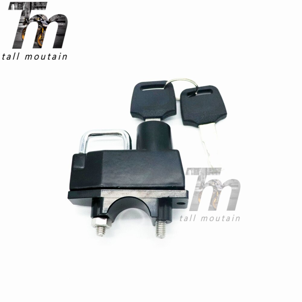 Helmet Lock For HONDA CBR1000RR CBR600RR CBR600F CBR 600 F2/F3/F4/F4i CBR RR Motorcycle Accessories Handlebar Bar Clamp: black