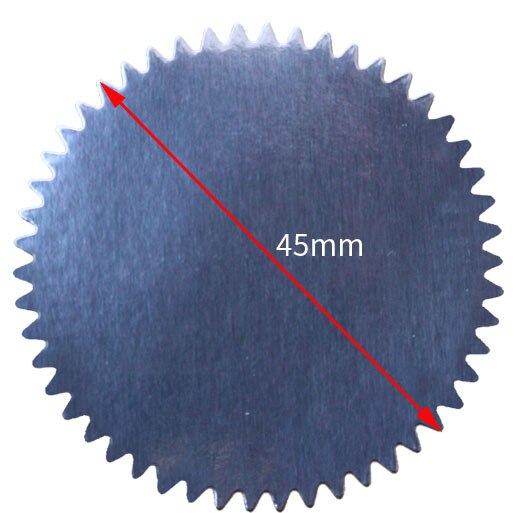 100pcs Gold Vintage Embosser Stamp Sealing Blank Certificate Self-Adhesive Stickers (4 colour)