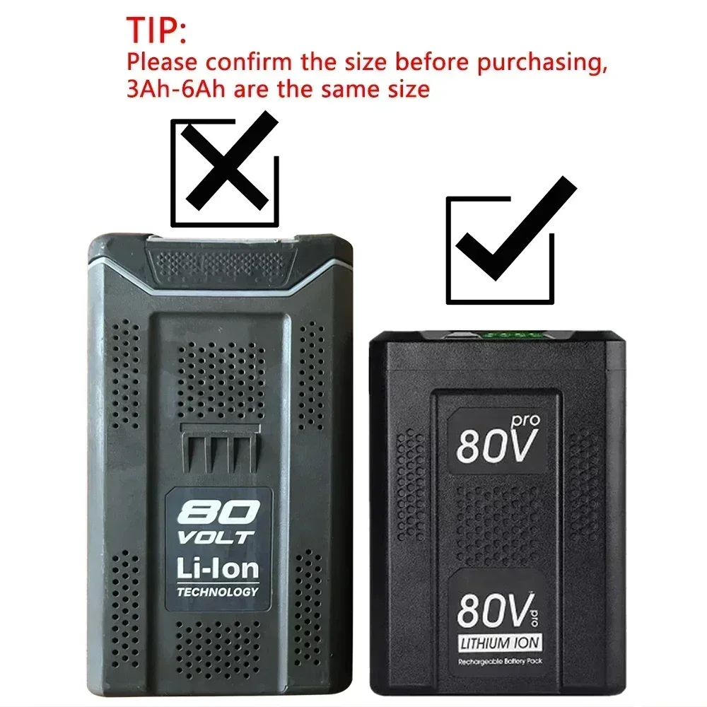 80v udskiftnings genopladelige batterier til greenworks 3.5ah lithium batterier til gba 80200 gba 80250 gba 80400 gba 80250 gba 80500
