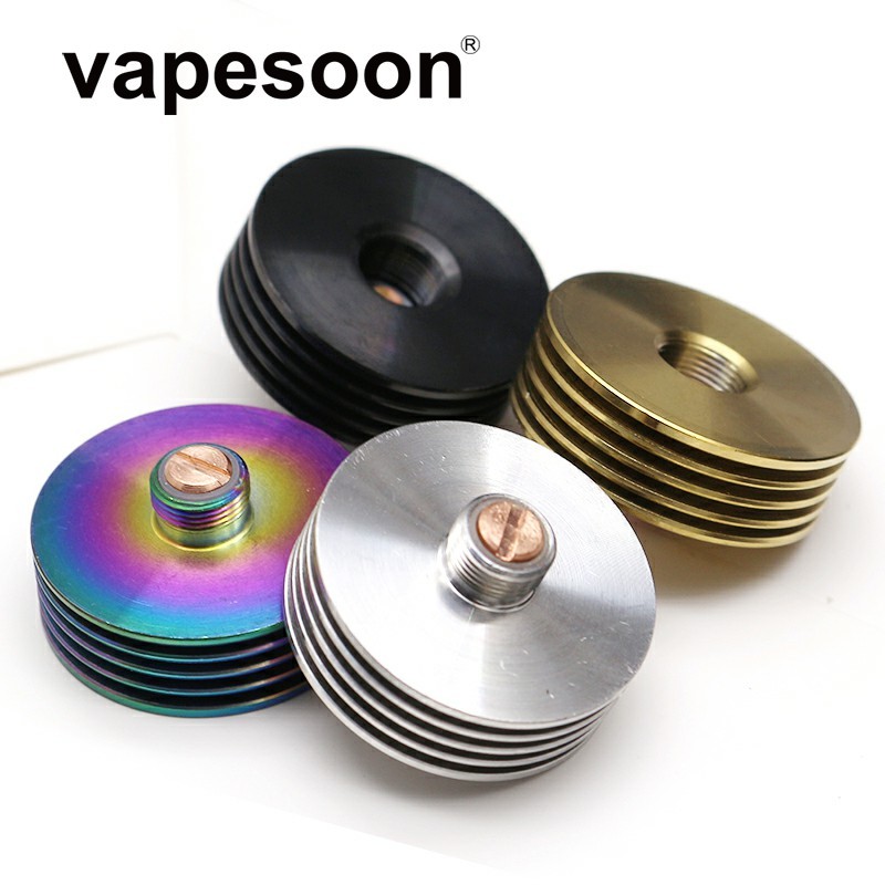 Acier inoxydable 22mm 24mm 25mm 27mm 510 dissipateur de chaleur pour 510 adaptateur de fil RDA RDTA atomiseurs boîte à cigarettes électronique Mod