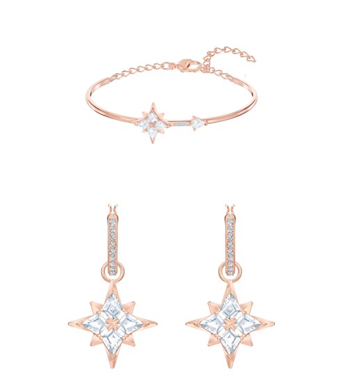 Mulier Romantic Jewelry Girls Crystal Star Earrings Necklace Bracelet 549337 5452 549438 Bijoux Femme: 6