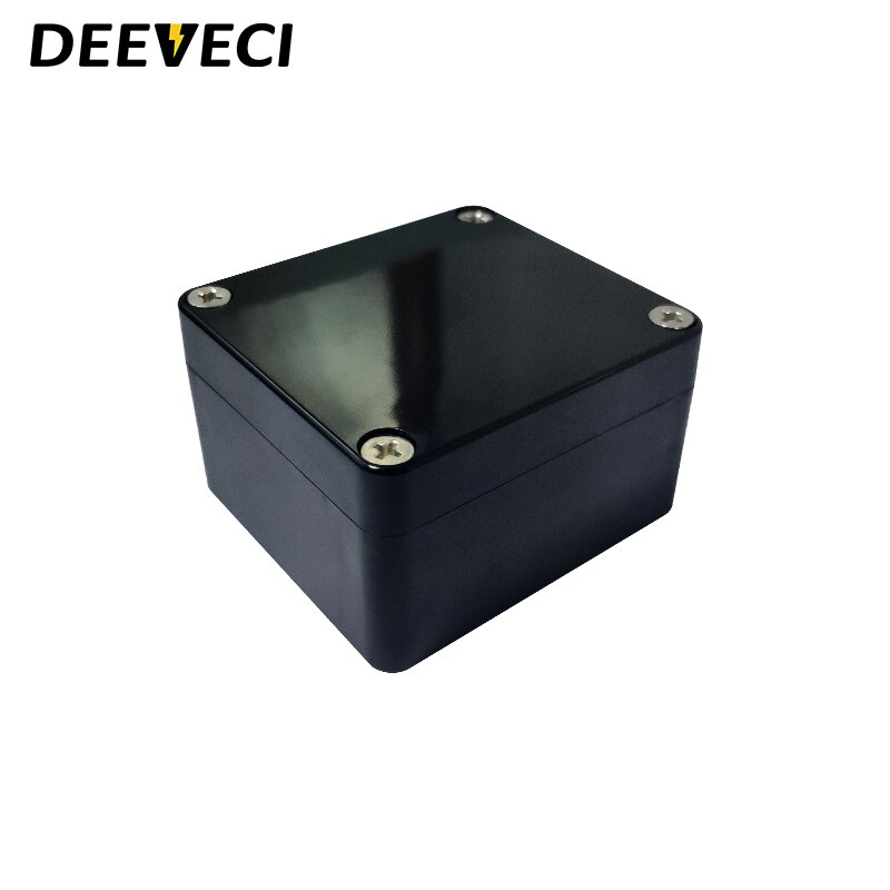 Black Outdoor Waterproof Enclosure Plastic Box Electronic Project Instrument Case Electrical Project Box Junction Box Housing
