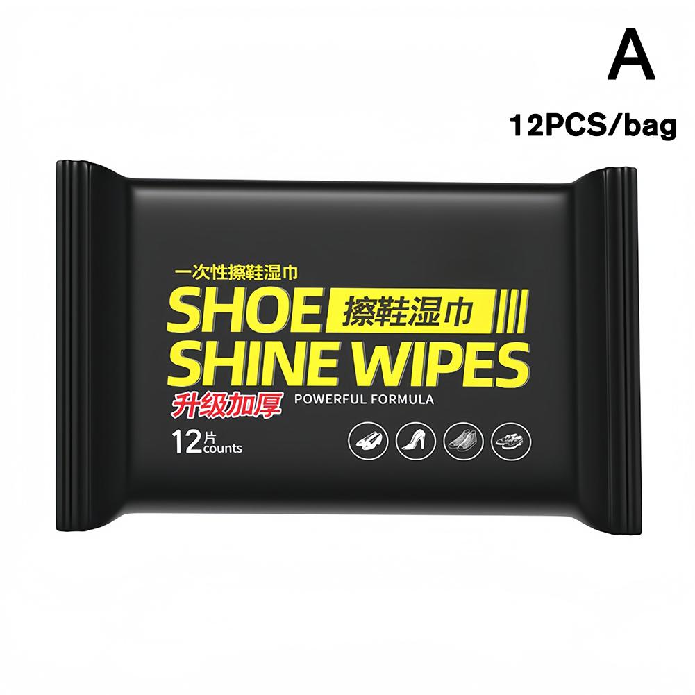 12/30/80 pièces lingettes de nettoyage de chaussures jetables jetables voyage Portable lingettes d'élimination de la saleté chaussure brillance artefact outil de nettoyage: Couleurs mélangées