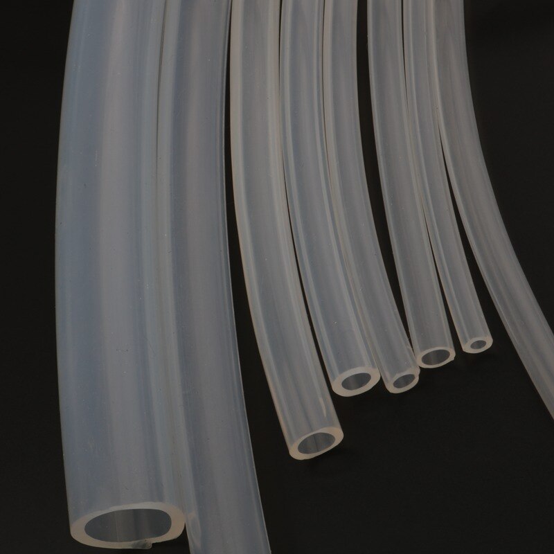 1 Meter Food Grade Siliconen Tube 20 ~ 50Mm Clear Transparant Siliconen Slang Flexibele Rubberen Slang Hittebestendige Drinken waterleiding