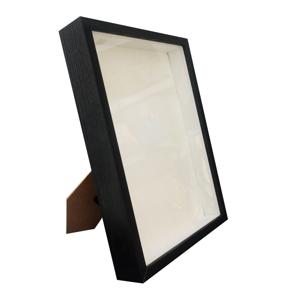 Shadow Box Frames Bouquet Display Flower Case Depth 3cm Wooden Photo Frame For Displaying Three-Dimensional: 24 inch / WHITE