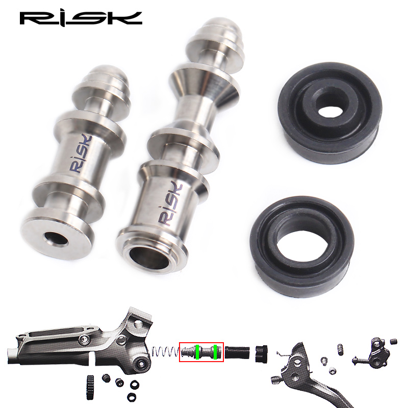 Risk disco de freio de liga de titânio, peça de reparo de pistão de freio a disco para guia sram avid r re rs rsc db5 t tl série peças de bicicleta