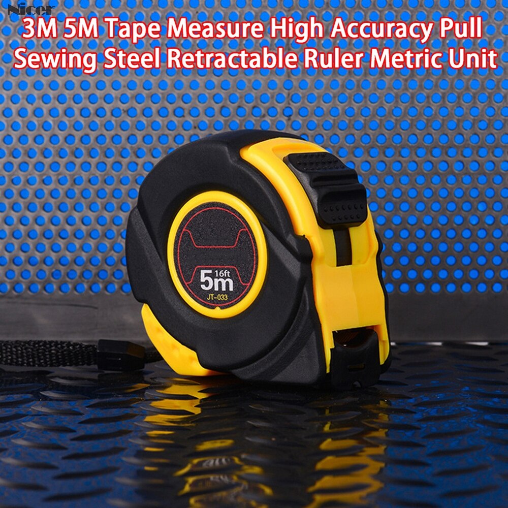 3M 5M Tape Measure Retractable Ruler Tailor Sewing Flexible Portable Gauging Tool Metric Unit Pull Tape Measure DIY Work