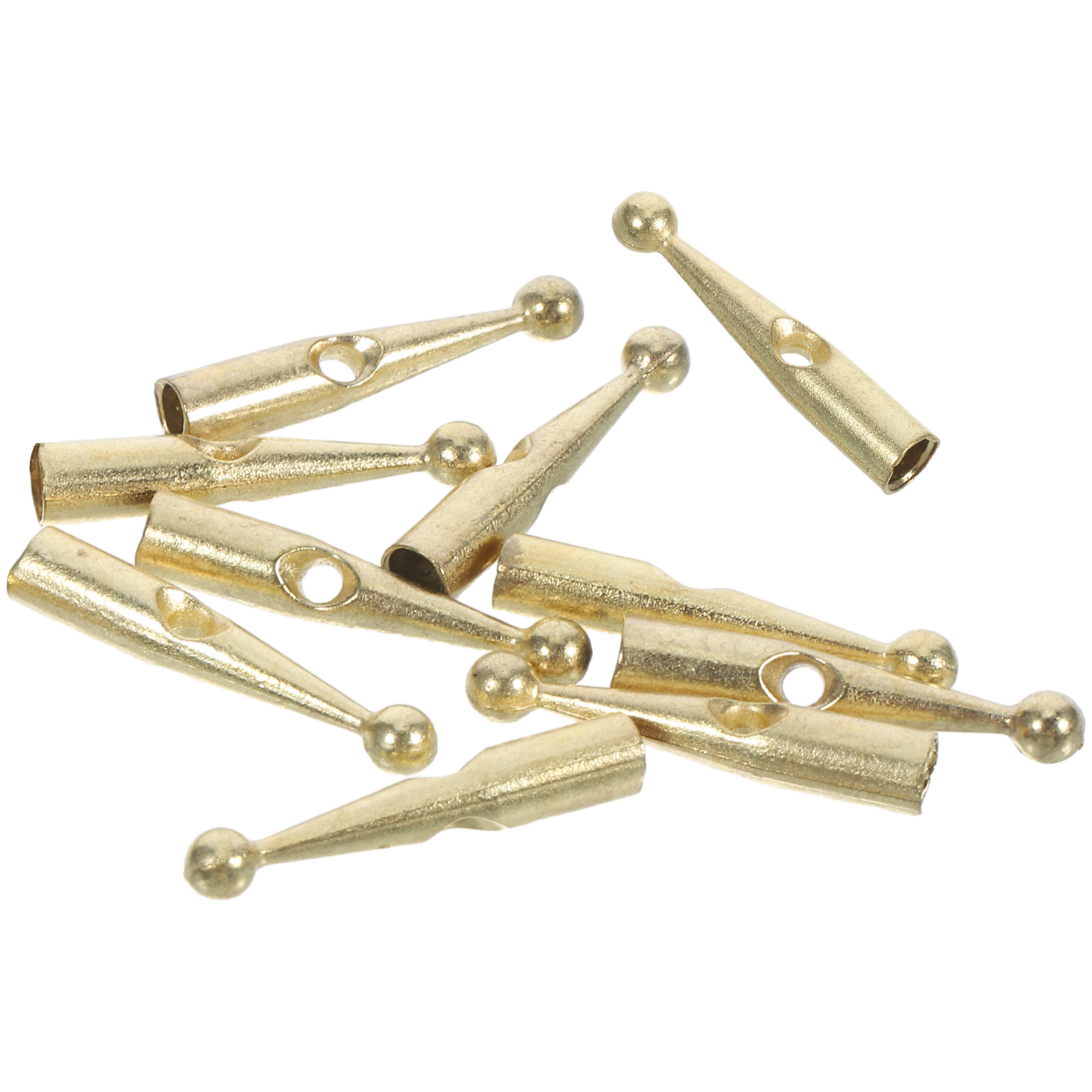 10 Stück Universal Regenschirm Schwanz Perlen Metall Regenschirm Knochen abdeckungen Ersatz Regenschirm Schwanz Perlen für Falt schirm Zubehör