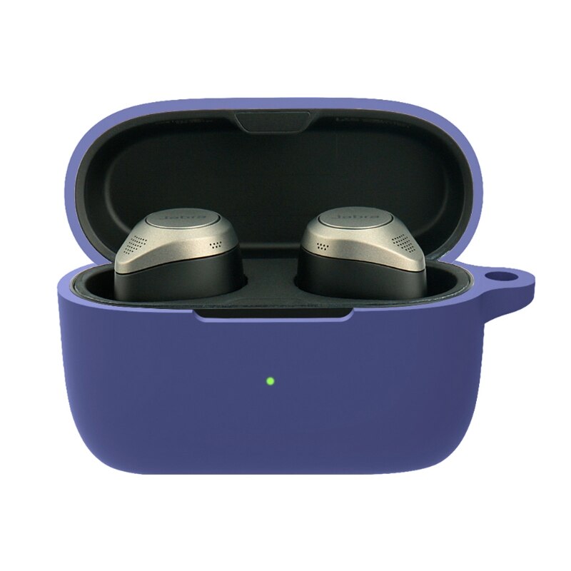 Pestävä silikonisuojakotelo, putoamissuojattu nappikuulokekotelo jabra elite 85t: lle todelliselle langattomalle bluetooth-nappikuuloketarvikkeelle: C