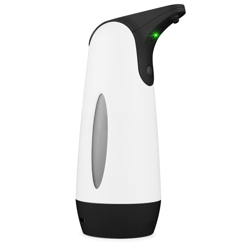 400ml Automatic Soap Dispenser Touchless Infrared Sensor Soap Dispenser with USB Charging for Bathroom Kitchen: BK