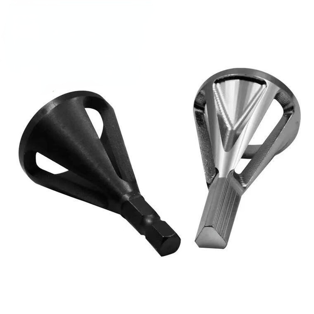 Drill Bits Deburring External Chamfer Tool Stainless Steel Remove Burr Tools for Metal Drilling Tool Hexagonal Triangular Shank
