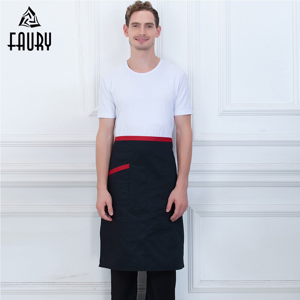 Unisex Adjustable Half Apron Food Service Kitchen Chef Restaruant Food Service Waiter Cleaning Cafe Work Wear Uniform