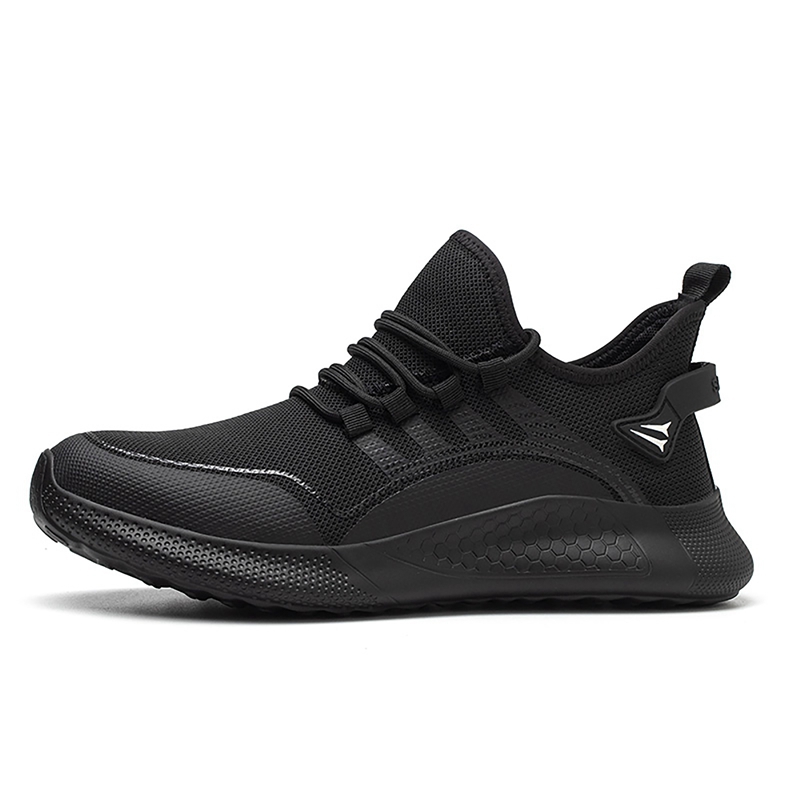 Breathable Lightweight Work Shoes Comfortable Soft Safety Shoes European Standard Safety Shoes Sport Safety Steel-Toed Shoes: 43