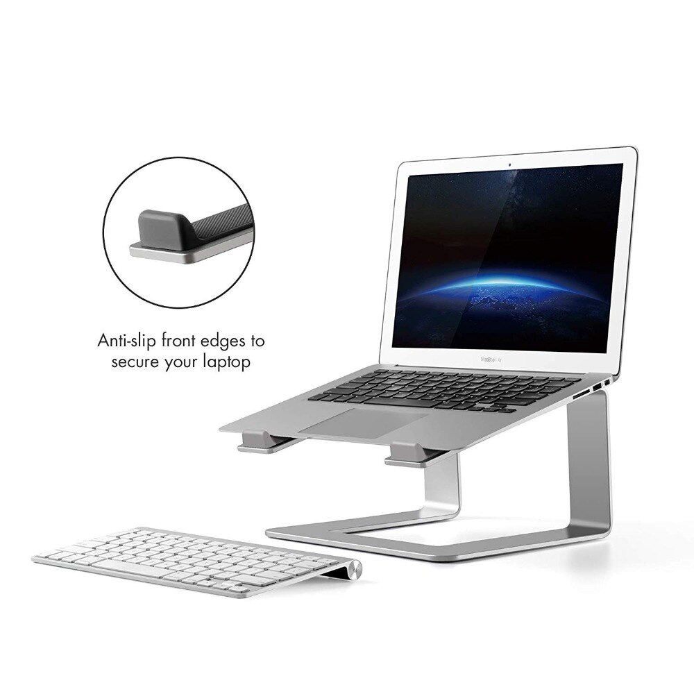 Alle metal bærbar stativ base notebook støtte stativ holder til macbook air pro imac beslag computertilbehør riser bordstigning