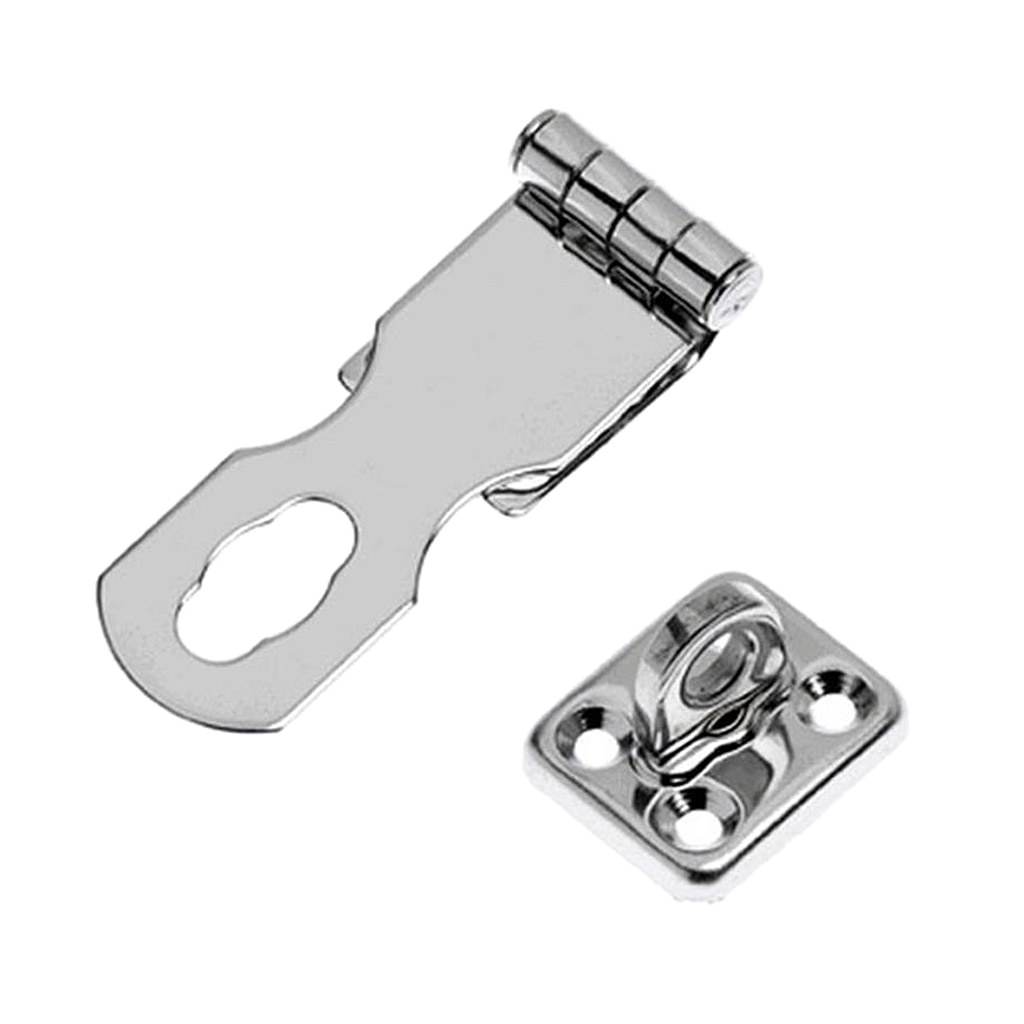 Marine Boat Stainless Steel Safety Hasp, Swivel Door Clasp, 70mm