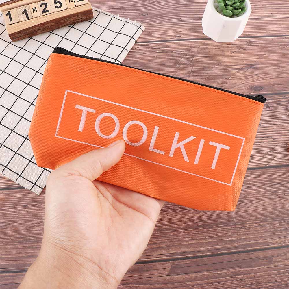 Portable Mini Tool Kit Bag Oxford Cloth Tool Bag Storage Instrument Case 19x11cm Universal Size Hand Tool Bag Pocket