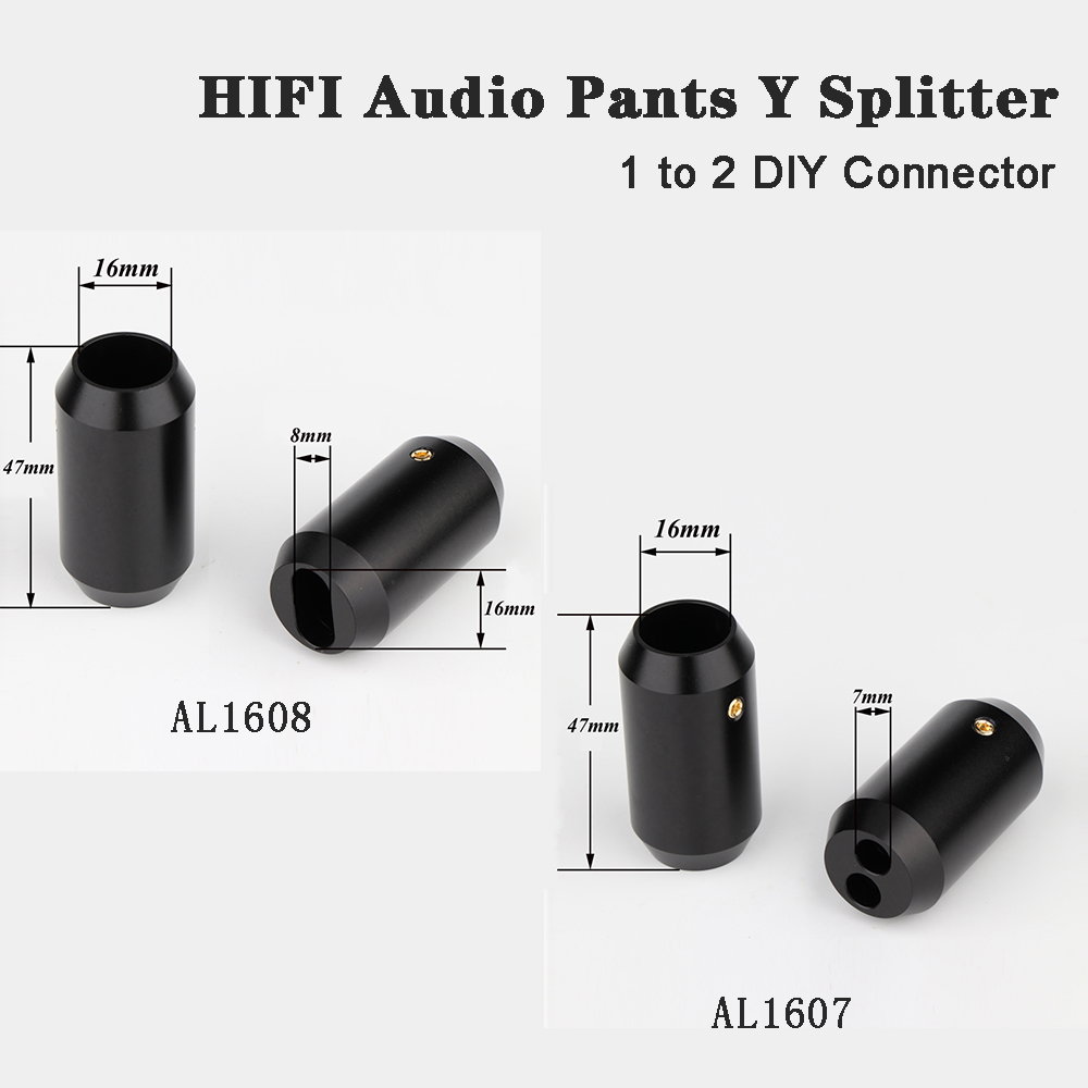 4 stücke Hosen Stiefel Y Splitter 1 zu 2 Lautsprecher RCA Kabel Audio- DIY Draht Stecker Schwarz Lautsprecher kabel Draht hosen Stiefel