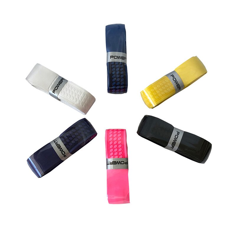 1Pc Retail Tennis racket handle grip tennis racket grip thick racquet sweatband grip pressure point badminton racket grip 1.80mm: random-color