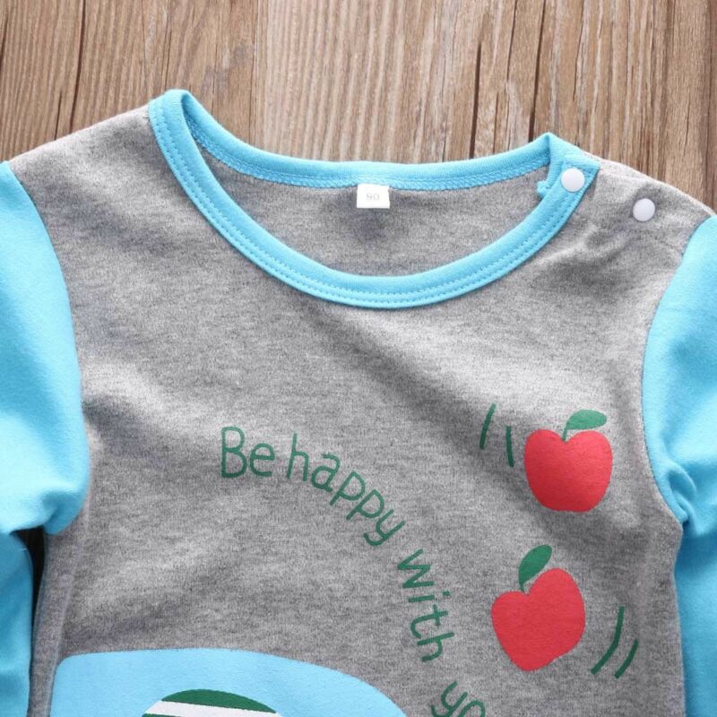 Neue Baby Mädchen Kleidung Jungen Karikatur Tiere Gedruckt Langarm Strampler Kleinkind Gesamt Neugeborenen Outfits