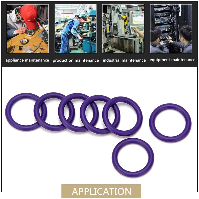 Nbr Rubber Spare Afdichting O-Ringen Paars Groen Pakking Assortiment Set Vervanging Afdichting Kits 18 Maten Beschikbaar 270 Stks/set