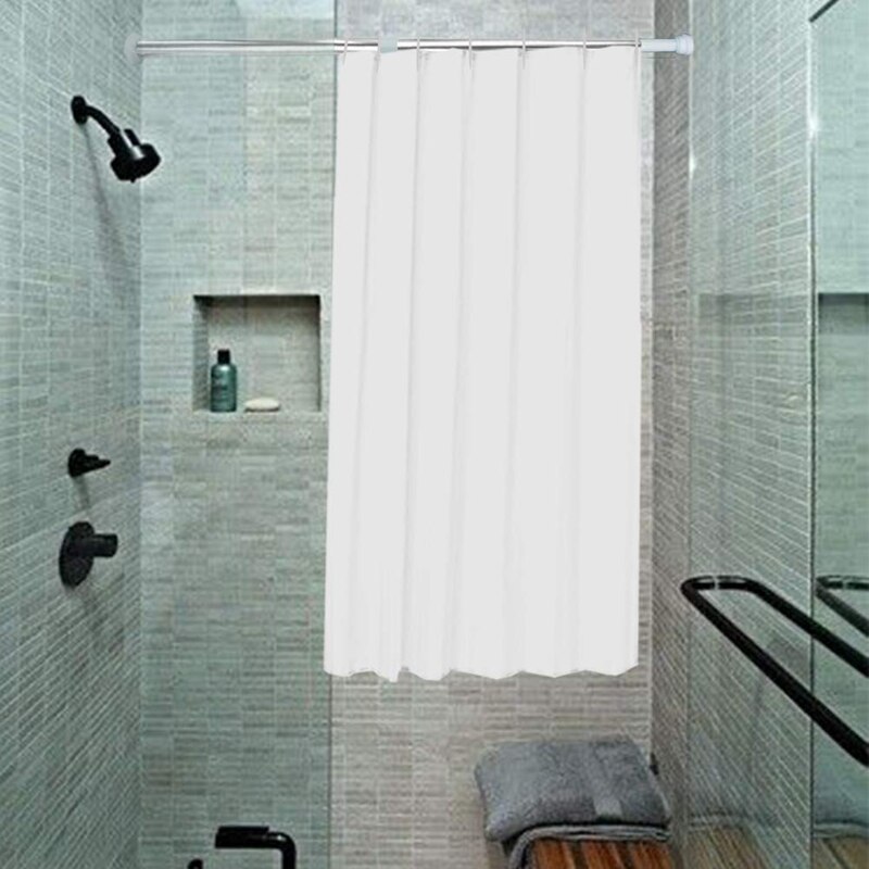 Tension Rod 28 to 48 Inches - Stainless Steel 1 Inch Round Shower Tension Rods Tension Curtain Rod Spring Tension Rods Adjustabl