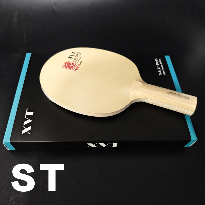 XVT HINOKI BALSA Carbon Tischtennis paddel/Tischtennis Klinge Hinoki Holz + Basla holz + Cabon faser Freies: Black