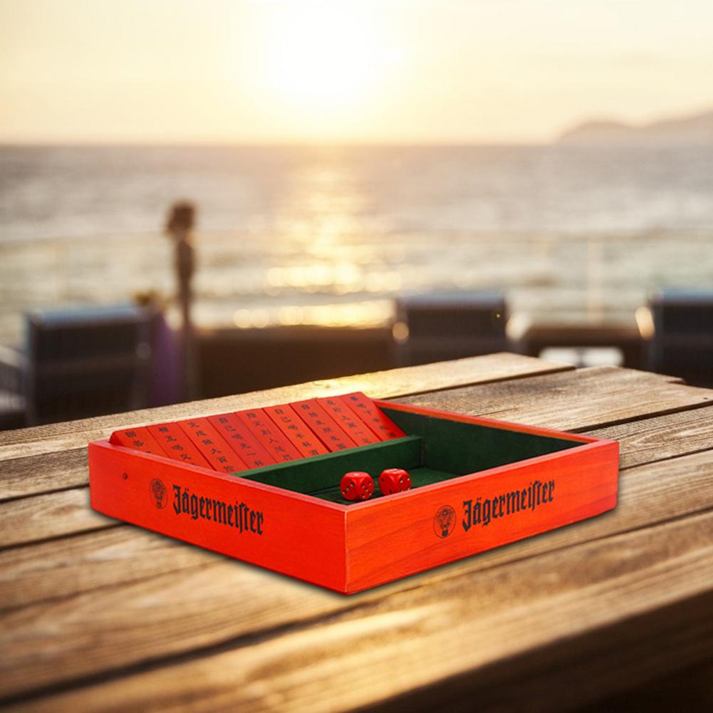 Excellent Workmanship Wooden Board Game With Dice Drinking Board Game For Parties KTV And Bar Performances